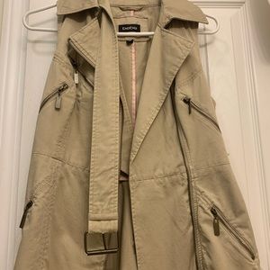 Bebe vest jacket with belt